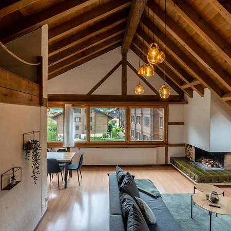 Jungfrau-view Apartment, Terrace & Free Parking Lejlighed Wilderswil