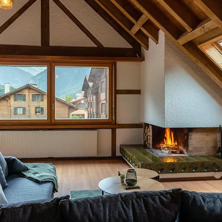 Apartman Jungfrau-view Apartment, Terrace & Free Parking Wilderswil
