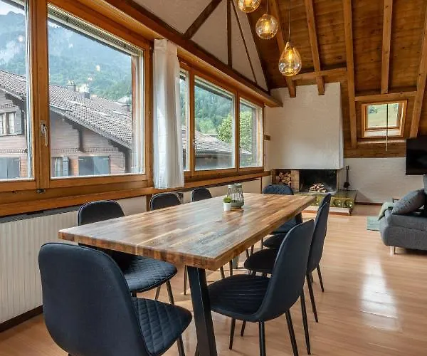 Jungfrau-view Apartment, Terrace & Free Parking Wilderswil