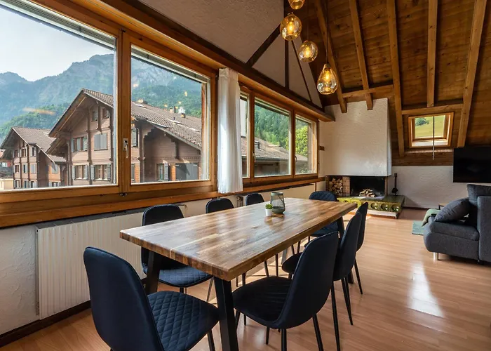 Jungfrau-view Apartment, Terrace & Free Parking Apartamento Wilderswil