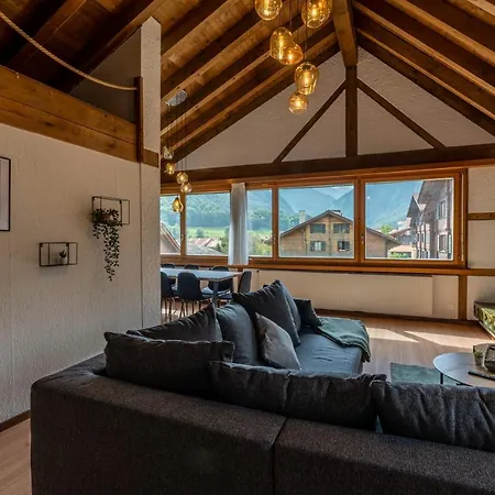 Jungfrau-view Apartment, Terrace & Free Parking * 빌더스빌