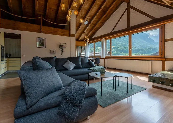 Jungfrau-view Apartment, Terrace & Free Parking Wilderswil