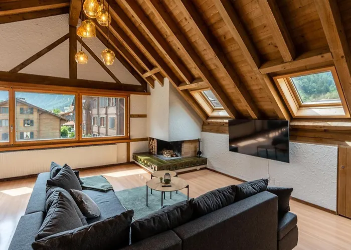 Jungfrau-view Apartment, Terrace & Free Parking Apartament