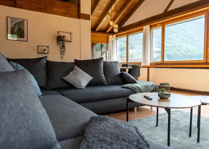 Apartament Jungfrau-view Apartment, Terrace & Free Parking
