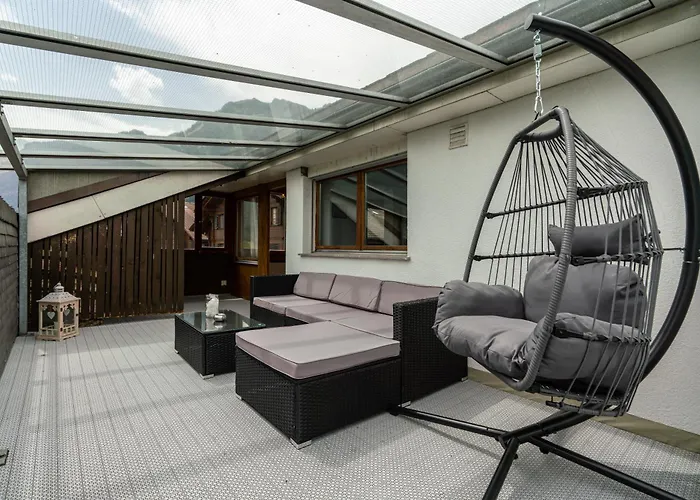 Apartament Jungfrau-view Apartment, Terrace & Free Parking